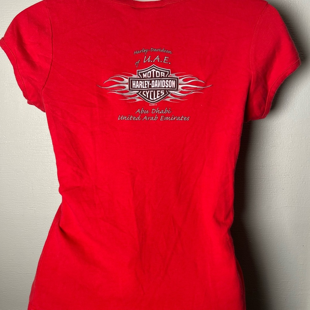 Women’s Harley D T And Sleeveless Bling Shirt BUNDLE OF 4 Sz M & L Motorcycle - Picture 10 of 12